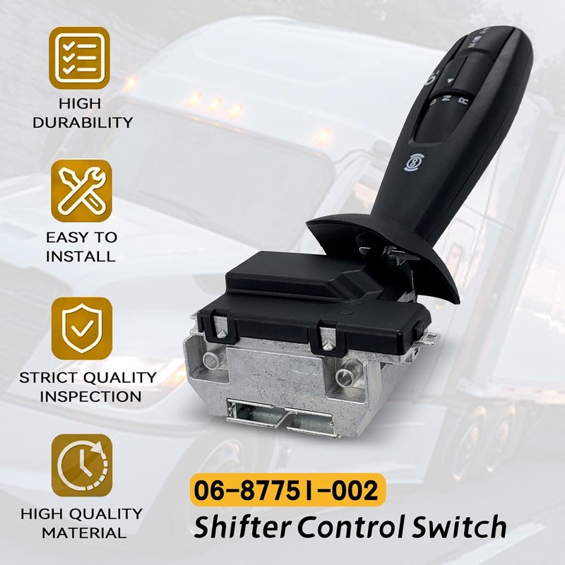 XUYUN 06-87751-002 Shifter Control Switch Compatible with 2018-2024 Freightliner Cascadia Trucks, Replace 06-97099-001, 06-97455-001, 0687751002, 0697099001, 0697455001 - Image 5